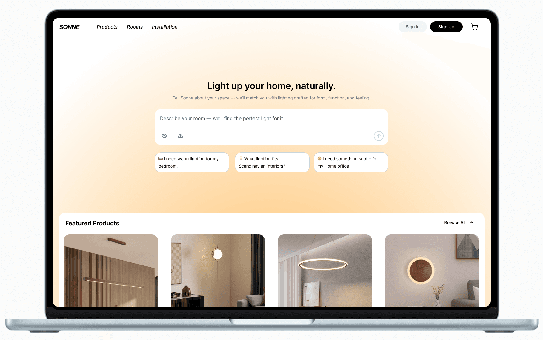 Home decor store example using HaskyOS